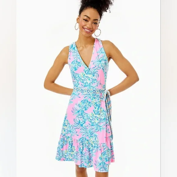 Lilly Pulitzer Dresses Lilly Pulitzer Misha Midi Wrap Dress